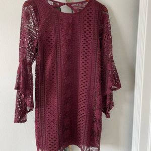 NWT - Altar’d State Burgundy Dress - Size M
